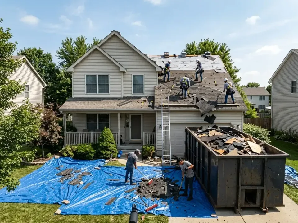 roof-replacement-debris-remova-004 — frequently asked questions, Cheapest Dumpster Rentals in Pecan Plantation, TX